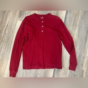 Men’s J Crew Crew Neck Button Longsleeve Shirt